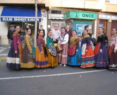 Grupo de baile Illes Columbretes en el pregó de la Magdalena Castelló
